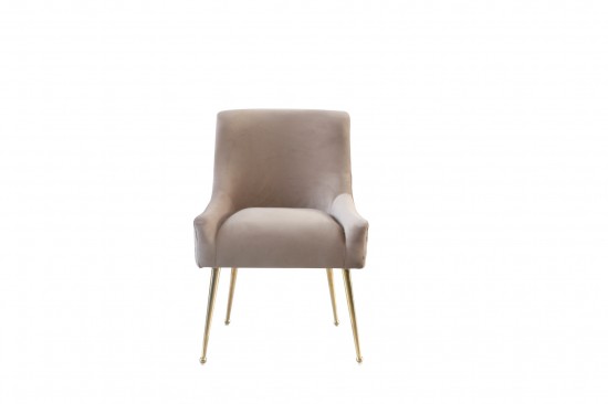 Adam wonen leon stoel gold beige  2